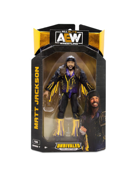 Figura de Acción Lucha Libre Ringside Matt Jackson AEW Unrivaled 7 Figura de Acción Lucha Libre Ringside Matt Jackson AEW Unrivaled 7