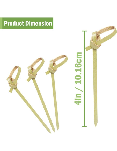 Palillos de Bambú Perfect Stix 10 cm - 300 unidades