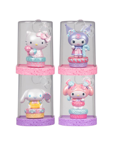 Mini Figuras Candy Wonderland Hello Kitty 4-Pack 5.08 cm