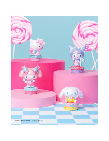 Mini Figuras Candy Wonderland Hello Kitty 4-Pack 5.08 cm