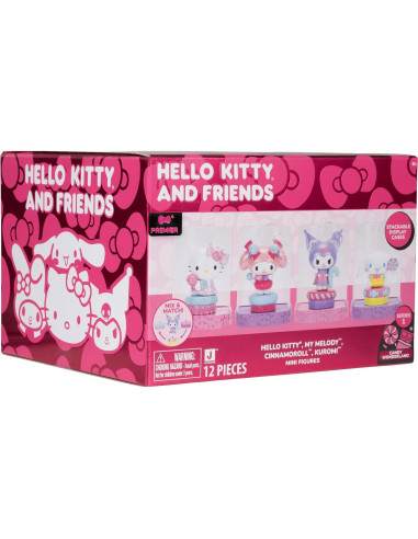 Mini Figuras Candy Wonderland Hello Kitty 4-Pack 5.08 cm