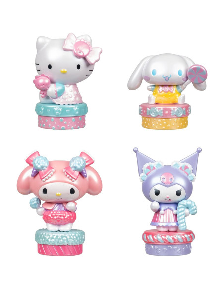 Mini Figuras Candy Wonderland Hello Kitty 4-Pack 5.08 cm