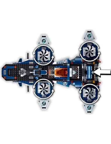LEGO Marvel Avengers Helicarrier 76153 Juguete 1244 Piezas