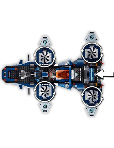 LEGO Marvel Avengers Helicarrier 76153 Juguete 1244 Piezas