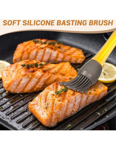 Paquete de 4 Pinceles de Silicona AWROSE para Cocinar