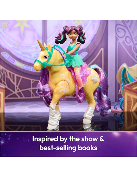 Academia Unicornio Spin Master - Ava y Hoja Mágica con Luz