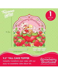 Decoraciones de Fiesta de Fresa Treasures Gifted - 1 Topper y 24 Fundas 2