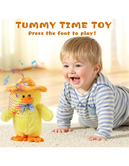 Juguete Interactivo Pato Cantante Hablante MILEGI 20 cm