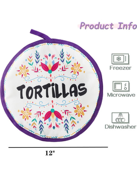 Bolsa Calentadora de Tortillas Lyellfe 30.48 cm 3 Piezas
