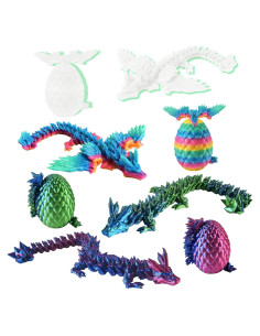 4 Juguetes Dragones de Cristal 3D Yoshiky para Niños