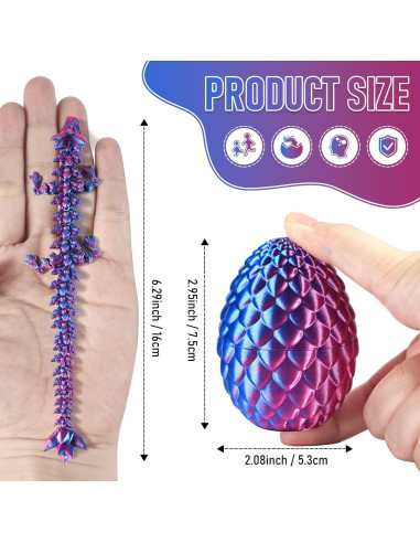 4 Juguetes Dragones de Cristal 3D Yoshiky para Niños