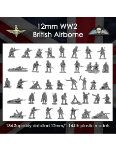 Miniaturas Paracaidistas Británicos Victrix 12mm WW2 - 184 Figuras 2