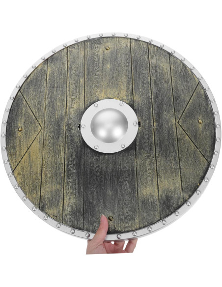 Escudo Romano de Plástico para Disfraz de Pirata 40cm Escudo Romano de Plástico para Disfraz de Pirata 40cm