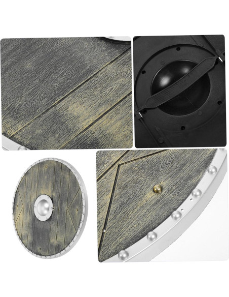 Escudo Romano de Plástico para Disfraz de Pirata 40cm Escudo Romano de Plástico para Disfraz de Pirata 40cm