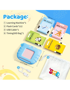 Tarjetas de Flash Bilingües TimingSXD Chino/Inglés 224 Palabras 2