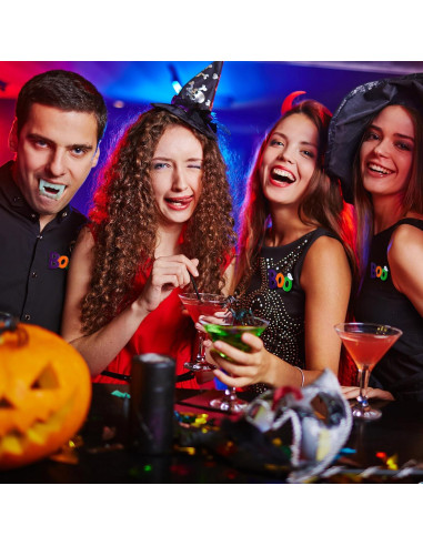 Paquete de 24 Pines de Esmalte Halloween Boo - Fantasmas