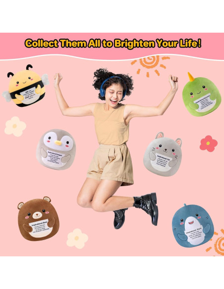 Abeja de Peluche TOYSYM 25.4 cm con Mensaje Motivacional