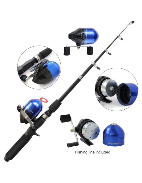 Caña de Pesca para Niños DragonSport 165cm Kit Completo