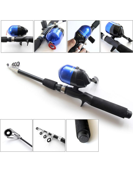 Caña de Pesca para Niños DragonSport 165cm Kit Completo