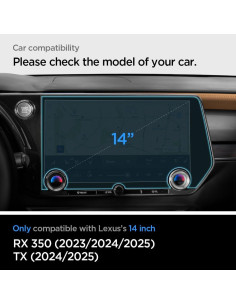 Protector de Pantalla Vidrio Templado Spigen 14" Lexus RX/TX 2