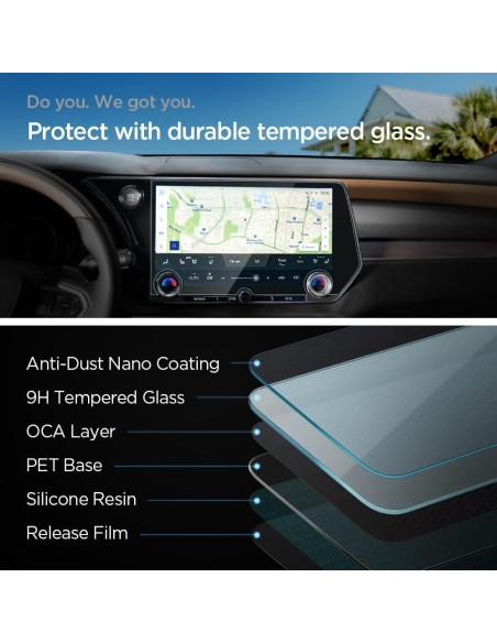 Protector de Pantalla Vidrio Templado Spigen 14" Lexus RX/TX Protector de Pantalla Vidrio Templado Spigen 14" Lexus RX/TX