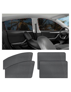 Sombrillas para Ventanas de Auto ZATOOTO 4 Piezas Protección UV