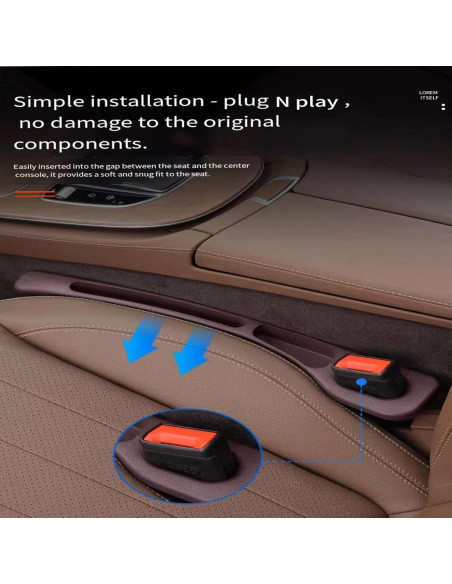 Relleno de Espacio entre Asientos YANTING para Autos y SUVs Relleno de Espacio entre Asientos YANTING para Autos y SUVs