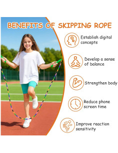 Cuerda de Salto Ajustable ACEONE para Niños y Adultos 279cm 2