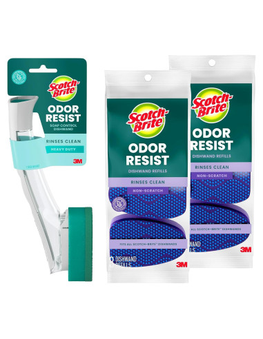 Kit de Mango de Lavado Scotch-Brite con Jabón y 6 Recargas