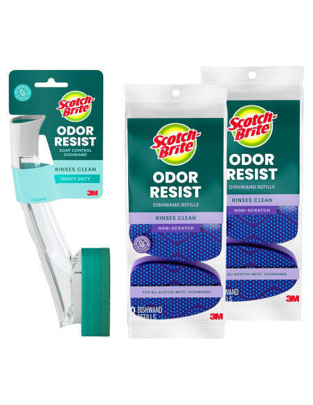 Kit de Mango de Lavado Scotch-Brite con Jabón y 6 Recargas