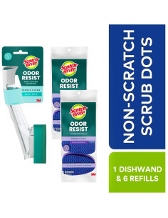 Kit de Mango de Lavado Scotch-Brite con Jabón y 6 Recargas 2