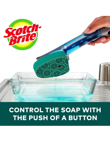 Kit de Mango de Lavado Scotch-Brite con Jabón y 6 Recargas