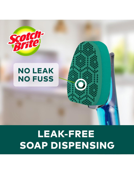 Kit de Mango de Lavado Scotch-Brite con Jabón y 6 Recargas