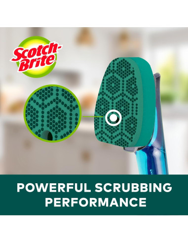 Kit de Mango de Lavado Scotch-Brite con Jabón y 6 Recargas