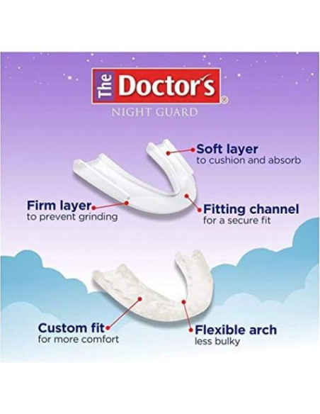 Protector Dental Nocturno Med Tech para Bruxismo - 2 Unidades