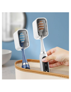 Cubierta de Cabeza de Cepillo de Dientes GONGQIN Gris 2PCS