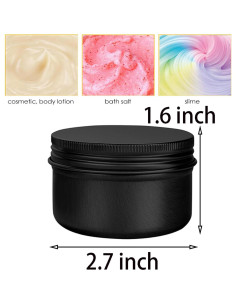 Paquete de 6 latas de aluminio 120 ml con tapa de tornillo WANBAO 2