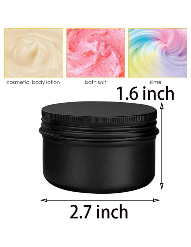 Paquete de 6 latas de aluminio 120 ml con tapa de tornillo WANBAO