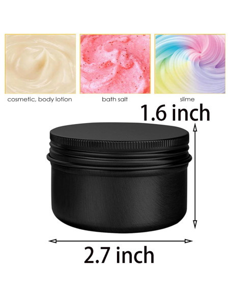 Paquete de 6 latas de aluminio 120 ml con tapa de tornillo WANBAO