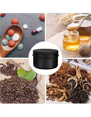 Paquete de 6 latas de aluminio 120 ml con tapa de tornillo WANBAO