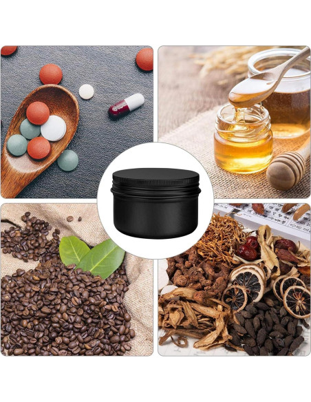 Paquete de 6 latas de aluminio 120 ml con tapa de tornillo WANBAO