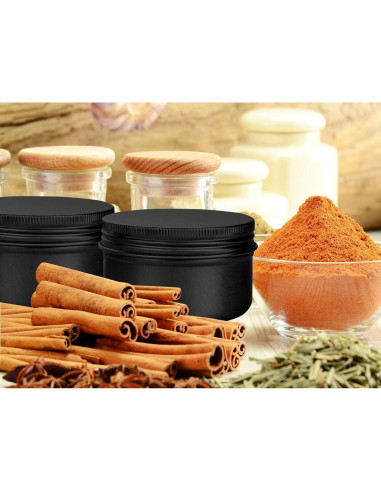 Paquete de 6 latas de aluminio 120 ml con tapa de tornillo WANBAO