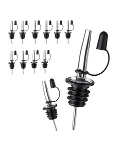 12 Tapas a Prueba de Fugas FlyBunny para Vino y Licores