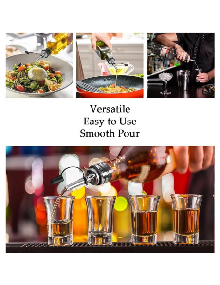 12 Tapas a Prueba de Fugas FlyBunny para Vino y Licores