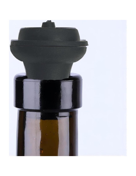 Juego de 3 Tapones de Vacío para Vino KAEZDD - Silicona