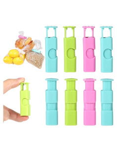 8 Clips de Sellado de Bolsas de Comida Bruislard - Plástico 6cm