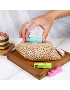 8 Clips de Sellado de Bolsas de Comida Bruislard - Plástico 6cm 2