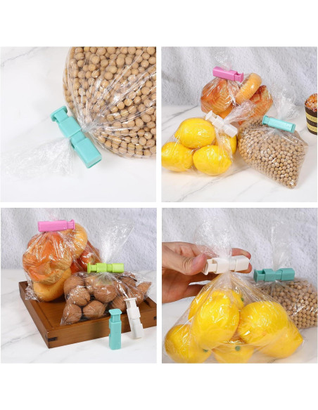 8 Clips de Sellado de Bolsas de Comida Bruislard - Plástico 6cm