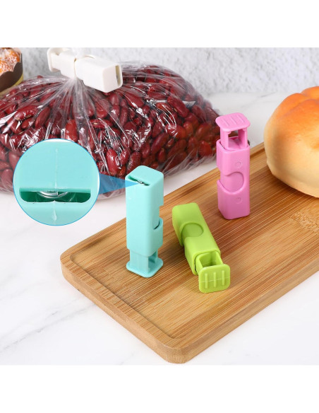 8 Clips de Sellado de Bolsas de Comida Bruislard - Plástico 6cm
