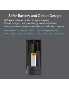 Aerador de Vino Eléctrico KITCHENDAO con Bomba de Conservación 2